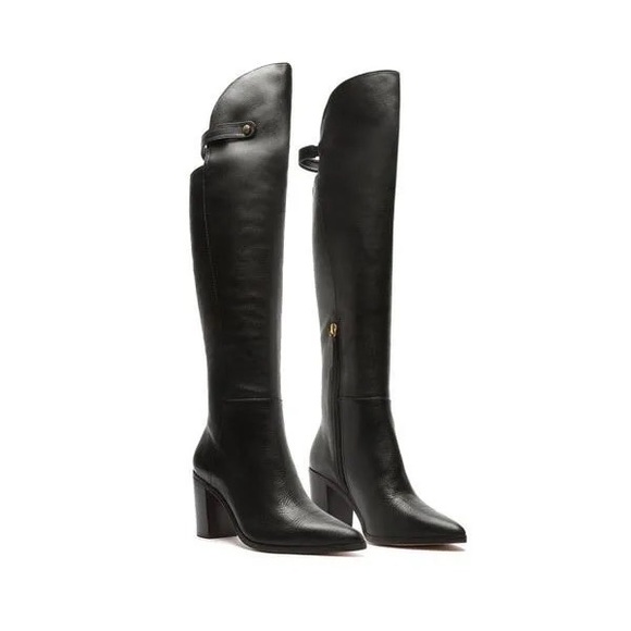NWT - SCHUTZ Saryna Leather Boot - Size 7 Black. Never worn - Picture 1 of 7